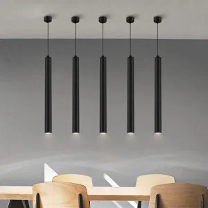 Lustre Moderne Tube Lumineux